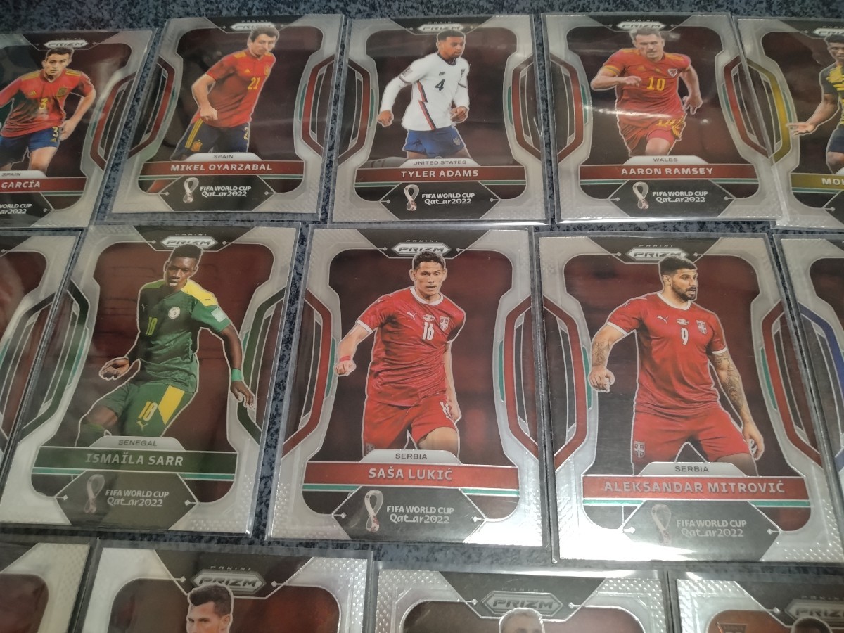 サッカーカード　まとめ売り　16枚セット　PANINI　 PRIZM　FIFA WORLD CUP QATAR　 2022　パニーニ　トレカ　Soccer　ワールドカップ_画像7