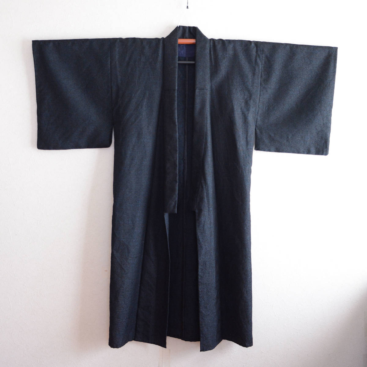 着物メンズ和服ローブアンティークジャパンヴィンテージ昭和リメイク素材 kimono coat men robe long Japan vintage 70s 80s