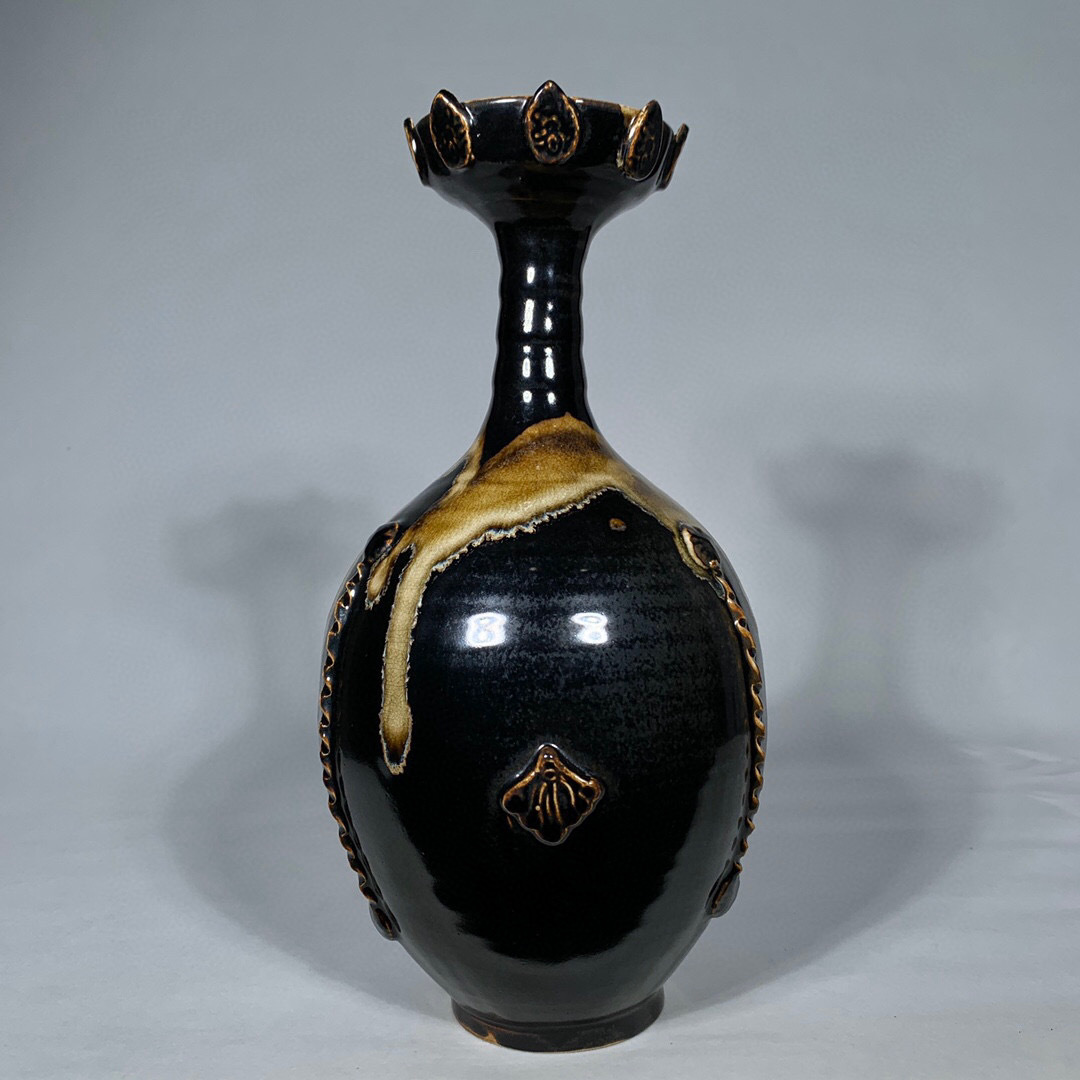 正式的 龍泉窯 多寶屋】YD142□宋時代 梅花紋鼓丁筆洗 宋 - 極品□ 宋