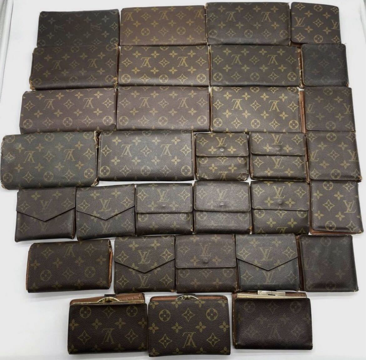 1円《超豪華30点セット》ルイヴィトン LOUISVUITTON まとめ売り 正規品 モノグラム 長財布 折り財布 ポルトフォイユ ポルトモネ 等 大量_画像6