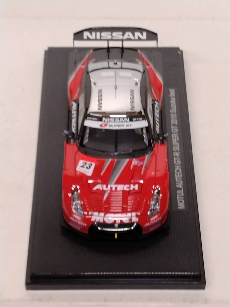 エブロ EBBRO 44315 1/43 SUPER GT 500 MOTUL AUTECH GT-R SUPER GT 2010 Suzuka test RED/BLACK_画像7