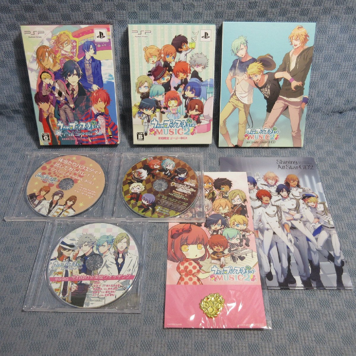 3F238●【送料無料】処分品/Starry☆Sky、うたの☆プリンスさまっ♪、アルカナ・ファミリア、薄桜鬼など PSPソフト・特典類・グッズなど_画像7