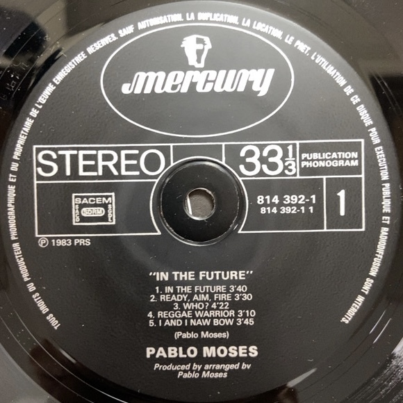 PABLO MOSES IN THE FUTURE LP レゲエ_画像3