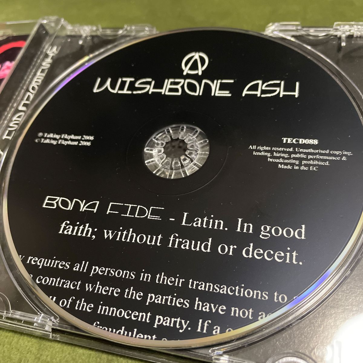 ウィッシュボーンアッシュ WISHBONE ASH BONA FIDE SPECIAL LIMITED EDITION