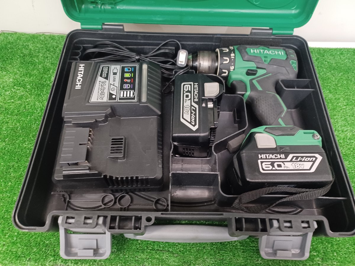 【中古品】HiKOKI(旧日立工機) 18V コードレスドライバドリル DS18DBSL 電動工具/ITKSB02EAP5K_画像2