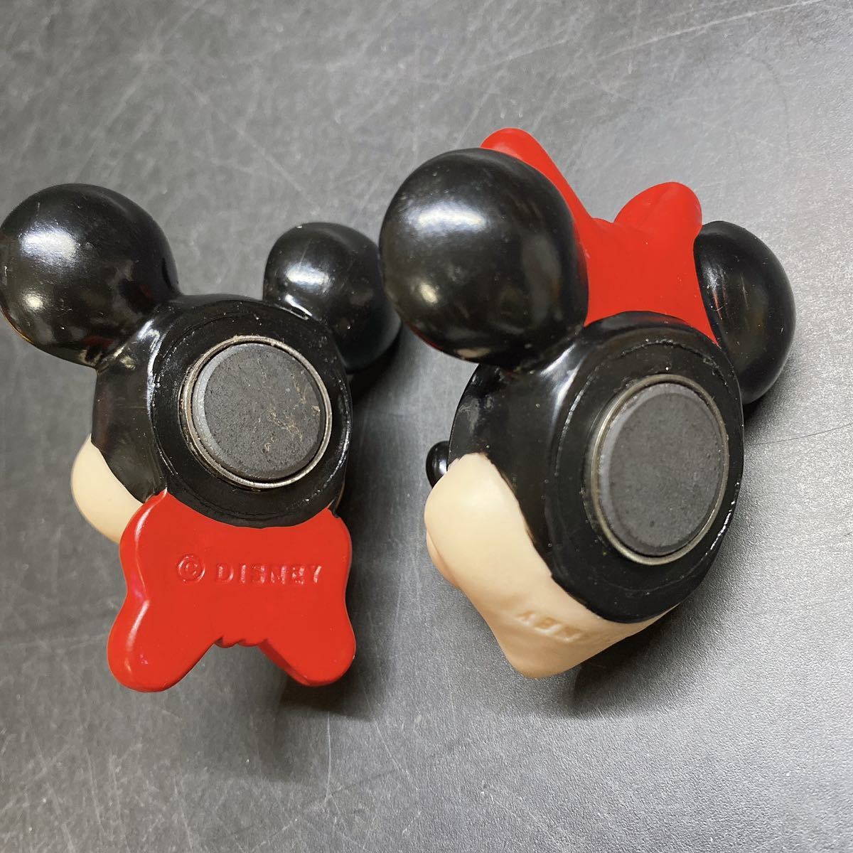 ディズニー ミッキー ミニー ドナルド マグネット 3点セット 中古 レトロ 当時物 稀少 レア Disney_画像4