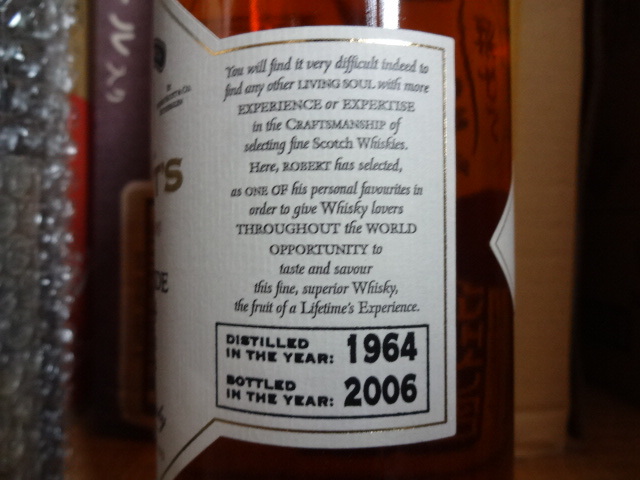 箱付き Lochside 1964-2006 Scott's Selection Single Blend 47.7% 700ml ロッホサイド スコッツセレクション シングルブレンド_画像4