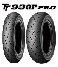 [前後セット] DUNLOP TT93GP PRO 100/90-12 120/80-12 [ミディアムソフト] NSR NSF TZM_画像2