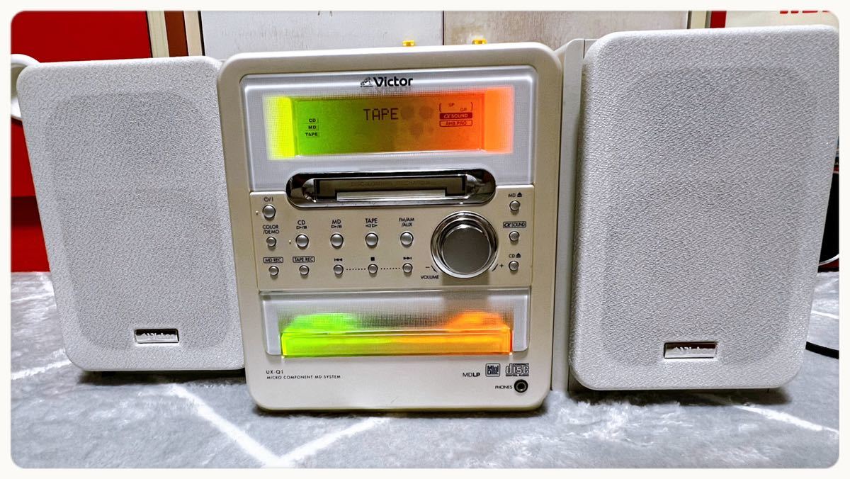 Victor ビクター ミニコンポ MDコンポ マイクロコンポ UX-Q1 Victor ビクター ミニコンポ MDコンポ マイクロコンポ UX-Q1