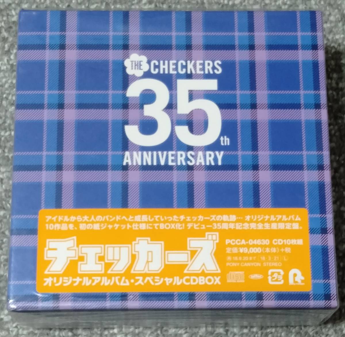紙ジャケ　未開封BOX　チェッカーズ　「オリジナルアルバム・スペシャル CD BOX」_画像1