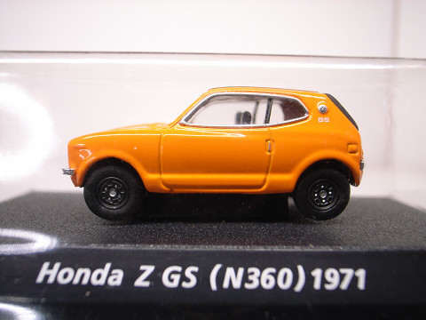 KONAMI / コナミ 1/64 絶版名車コレクション VoL.5 ホンダ Ｚ GS (N360) 1971 希少美品_サイドビュー