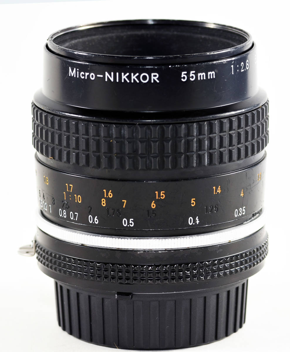 Nikon Ai-s Micro-NIKKOR 55mm f2.8 一眼レフカメラ用交換レンズ　接写レンズ　デジカメで高解像の高級レンズ_画像3