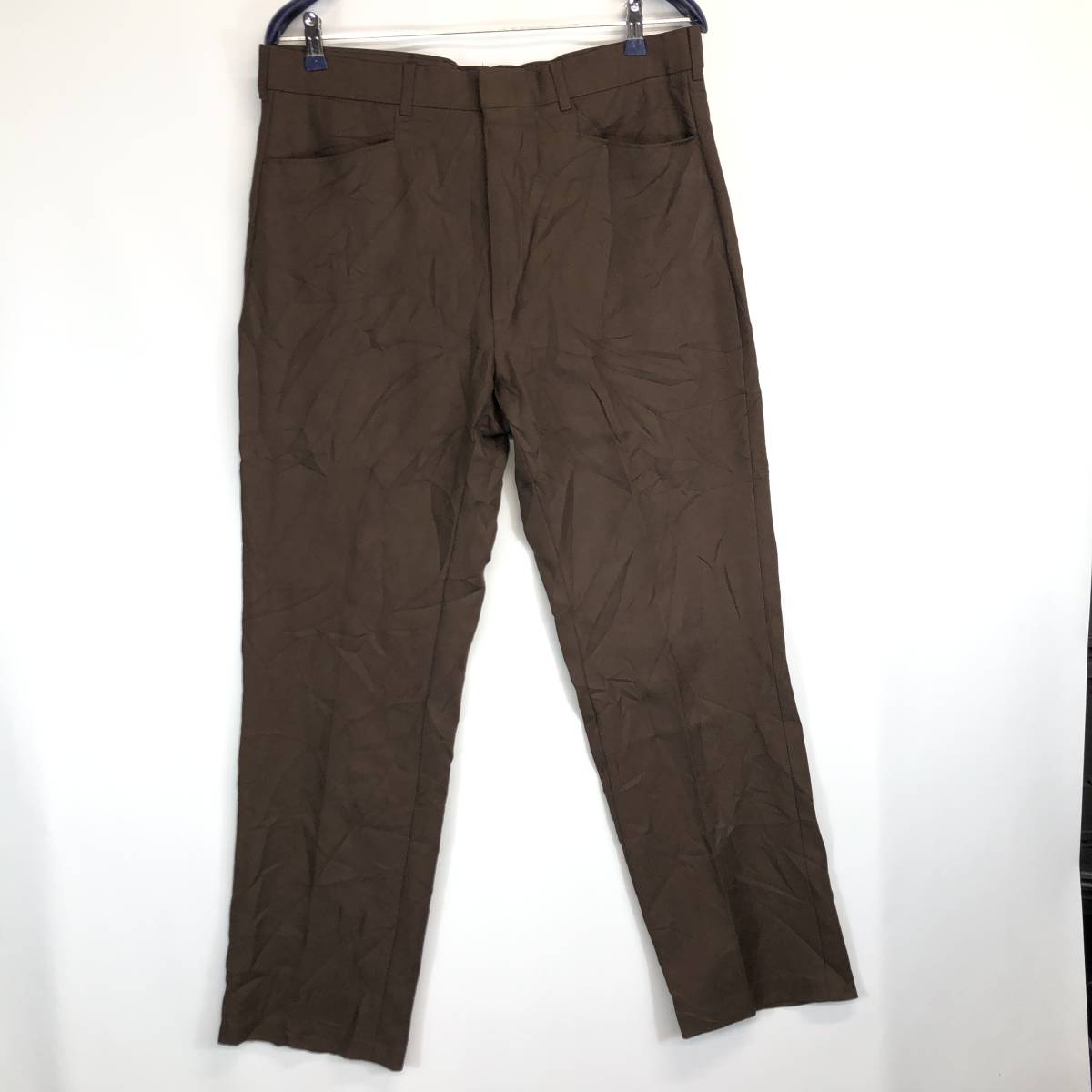 80s USA製 リーバイス アクションスラックス Action Slacks ブラウン系 