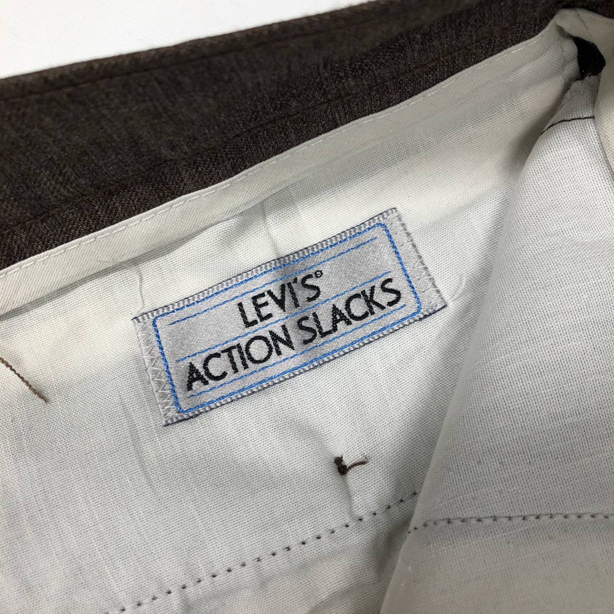 80s リーバイス アクションスラックス Action Slacks ブラウン系 80s リーバイス アクションスラックス Action Slacks ブラウン系