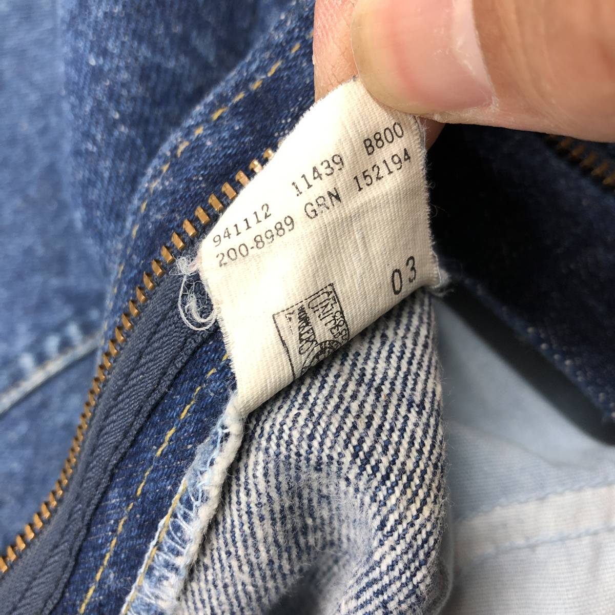 90s USA製 LEE リー デニムパンツ W31 200-8989 ジッパーフライ 90s USA製 LEE リー デニムパンツ W31 200-8989 ジッパーフライ