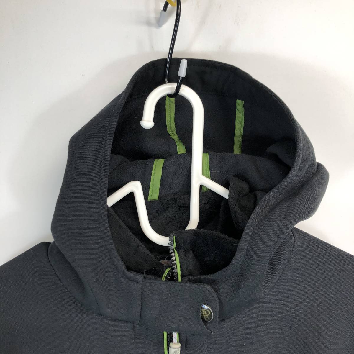  Cloudveil Cloudveil reverse side f lease full Zip Parker black XL size 