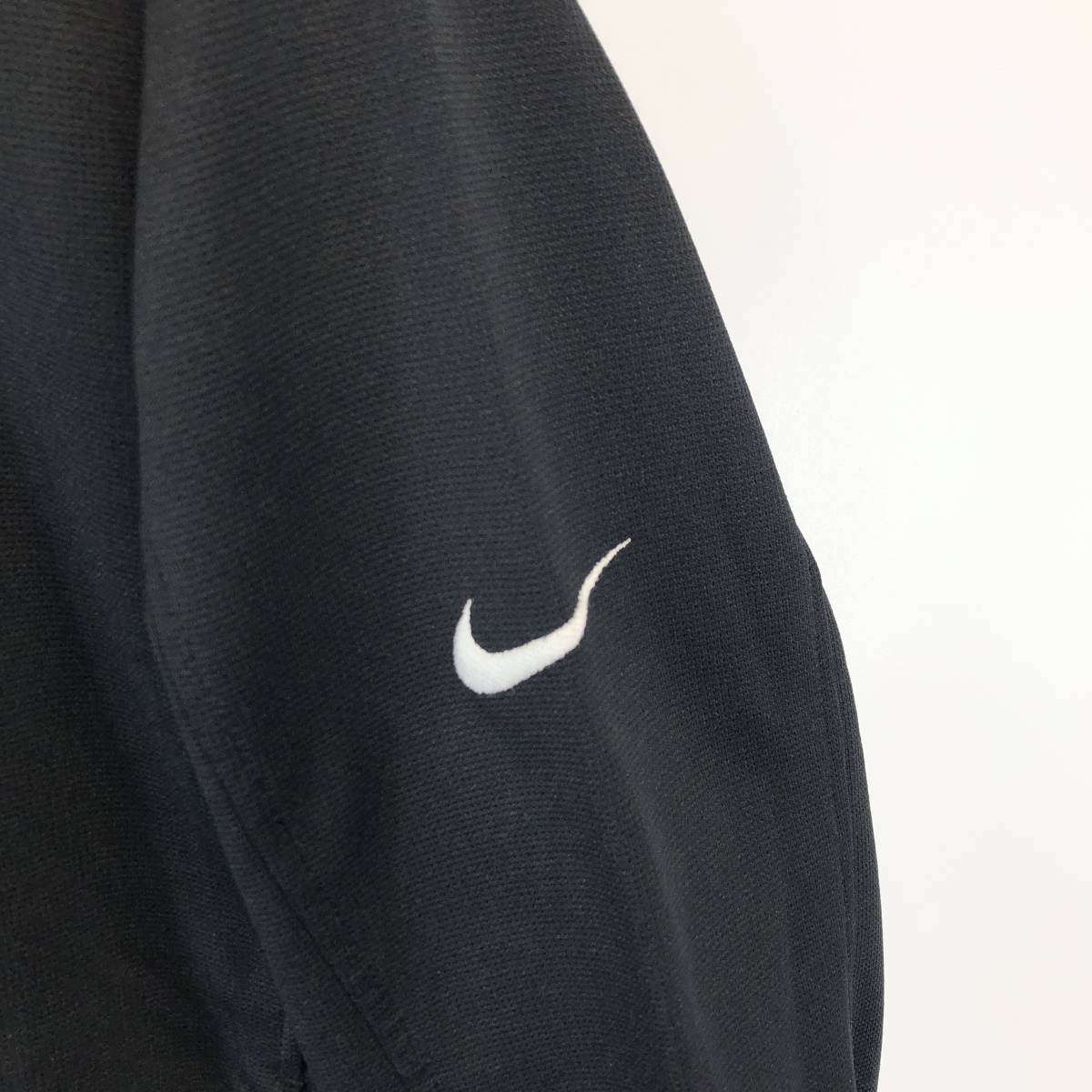 90s 銀タグ 日本製 NIKE ナイキ トラックジャケット ジャージ ブラック Lサイズ