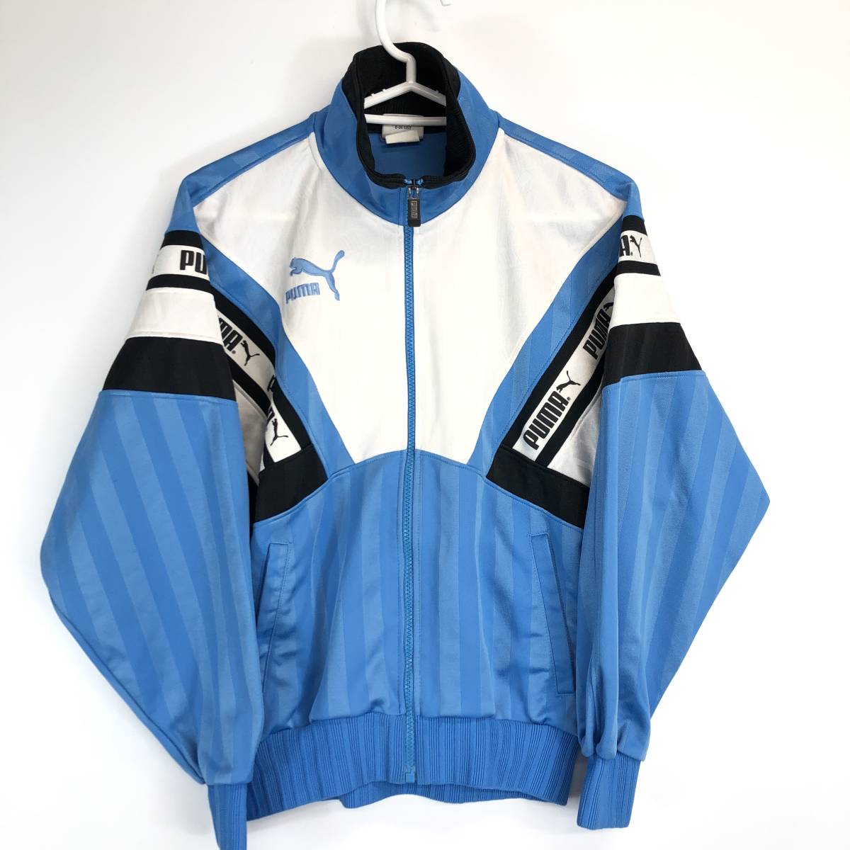 80s 90s ヒットユニオン プーマ PUMA トラックジャケット ジャージ S