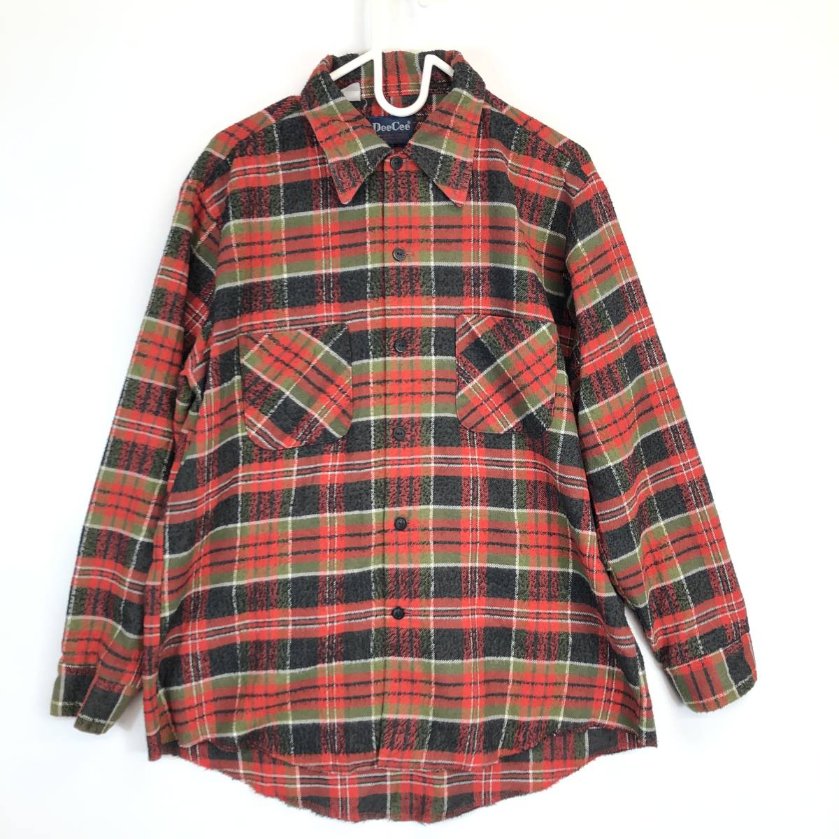 70s CREIGHTON チェック柄 ウール ネルシャツ XL 好配色 - トップス 70s CREIGHTON チェック柄 ウール ネルシャツ XL 好配色 - トップス