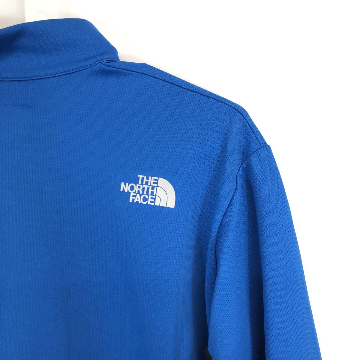 The North Face ノースフェイス L/S ULTRAWICK ZIPUP Men's NT30056 ブルー Mサイズ 長袖プルオーバーシャツ