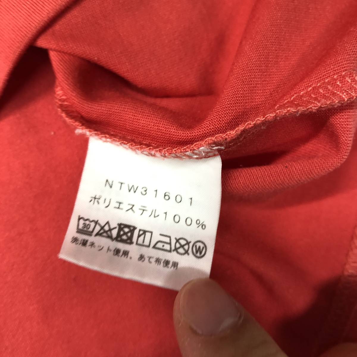 The North Face ノースフェイス 半袖Tシャツ XLサイズ NTW31601 レディース 赤系