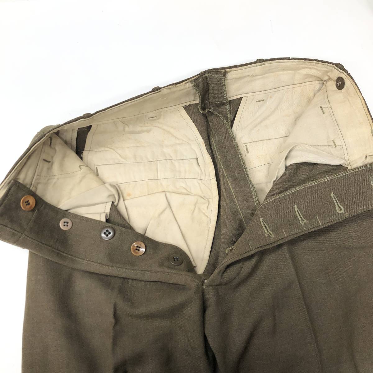 40s vintage US ARMY ウールスラックス ウールパンツ 米軍 戦後 40s vintage US ARMY ウールスラックス ウールパンツ 米軍 戦後
