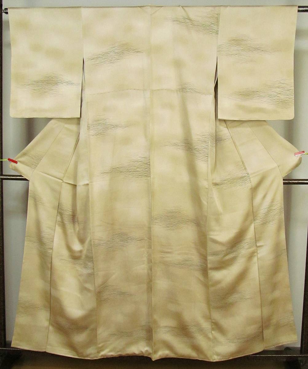 品数豊富! AM532 正絹 小紋着物 芝柄 美品 身丈158cm 仕立て