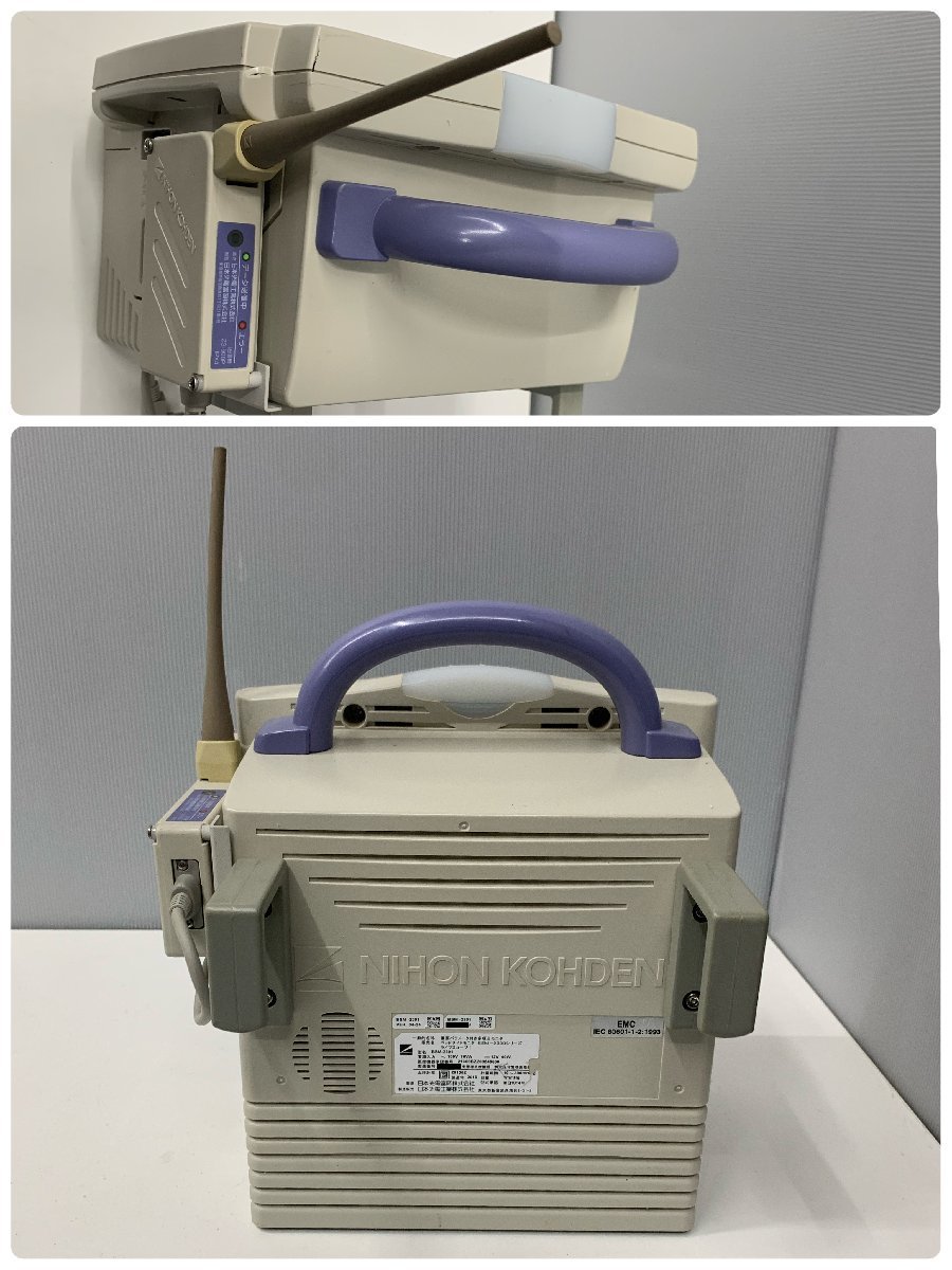 日本光電 ベッドサイドモニタ ライフスコープ I BSM-2301 送信機 ZS-900P IPX4 重要パラメーター付き多項目モニタ NIHON KOHDEN_画像2