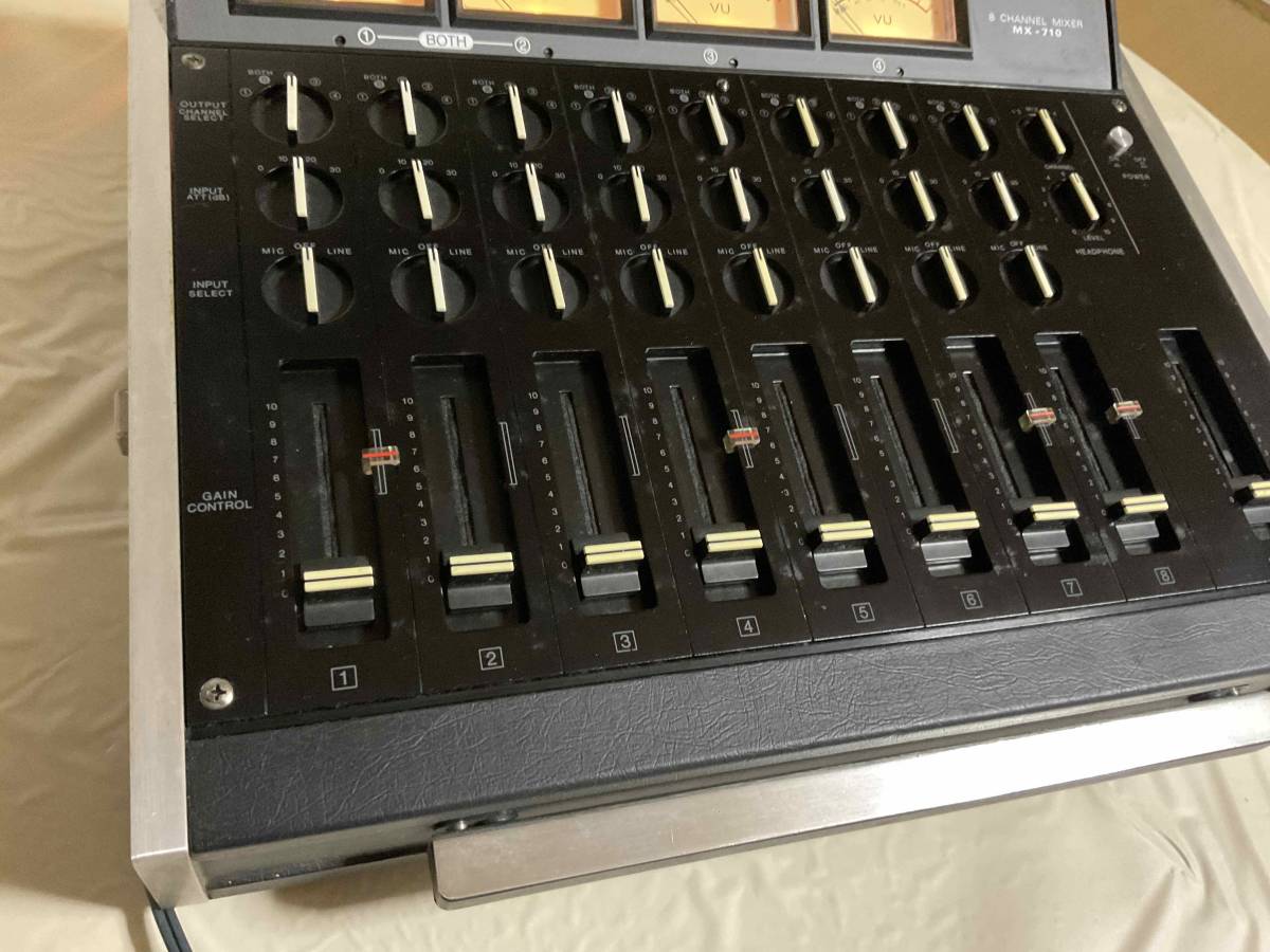 Yahoo!オークション - SONY MX-710 8CHANNEL MIXER ソニー 8 Yahoo!オークション - SONY MX-710 8CHANNEL MIXER ソニー 8