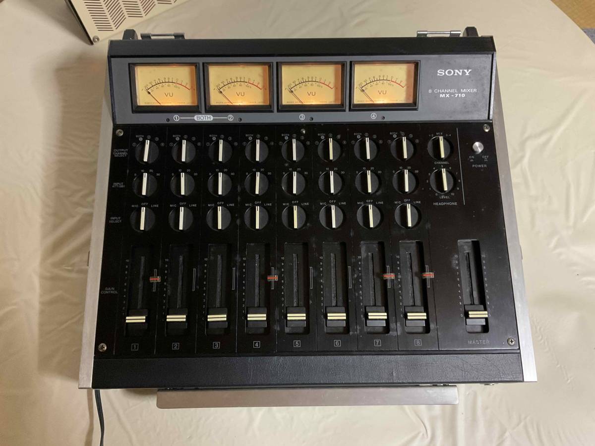Yahoo!オークション - SONY MX-710 8CHANNEL MIXER ソニー 8 Yahoo!オークション - SONY MX-710 8CHANNEL MIXER ソニー 8