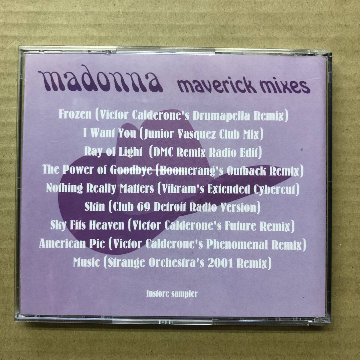 ■マドンナ Madonna Maverick Mixes [輸入盤] PROCD MM001の画像2