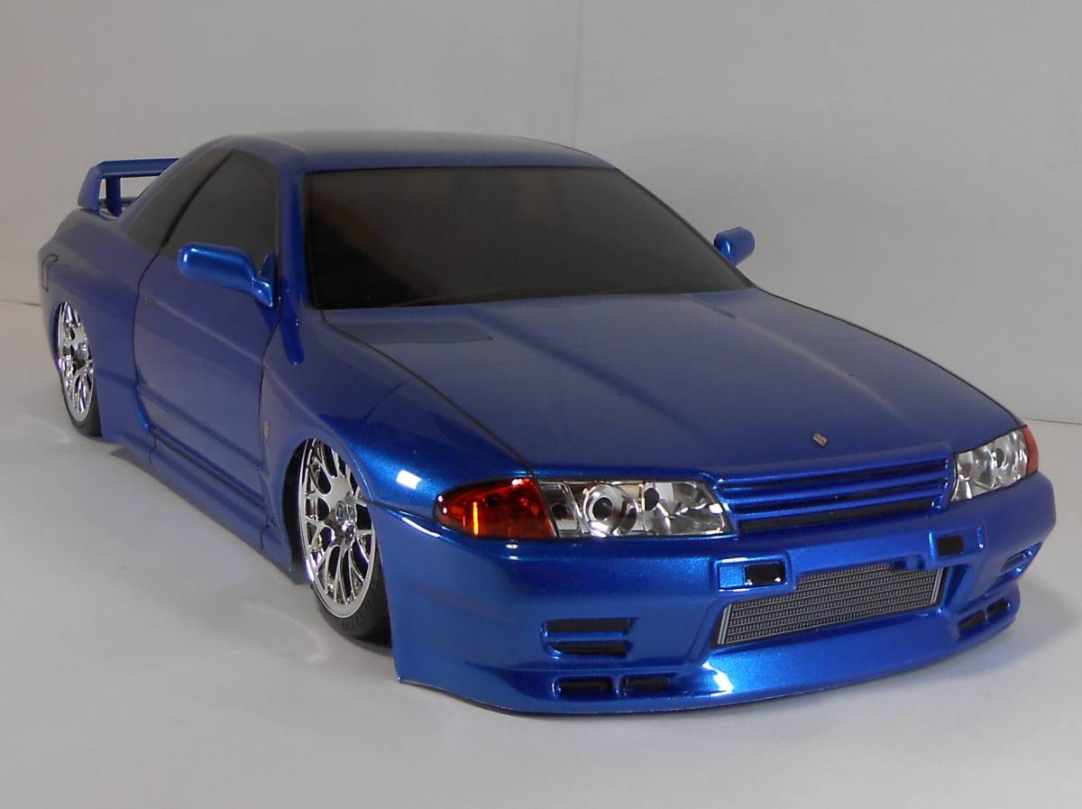 タミヤ 1/10RC NISSAN スカイライン GT-R (R32)　塗装済み　ボディのみ _ボディのみの出品です。