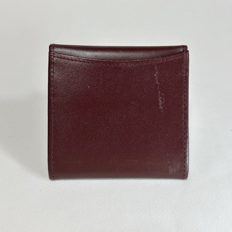 Cartier　カルティエ　コインケース　小銭入れ　マストライン　ゴールド金具　ボルドー【USED】_画像2