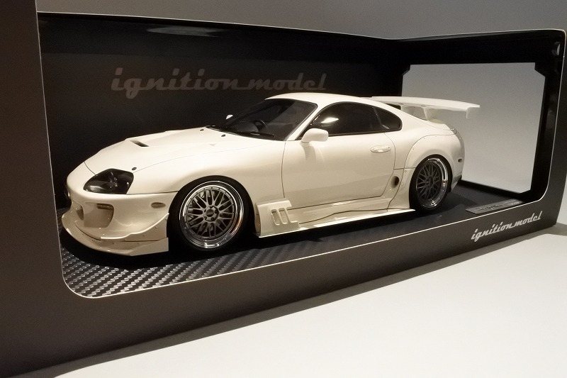 1/18 Toyota Supra RZ JZA80 custom white IG1352 ignition model