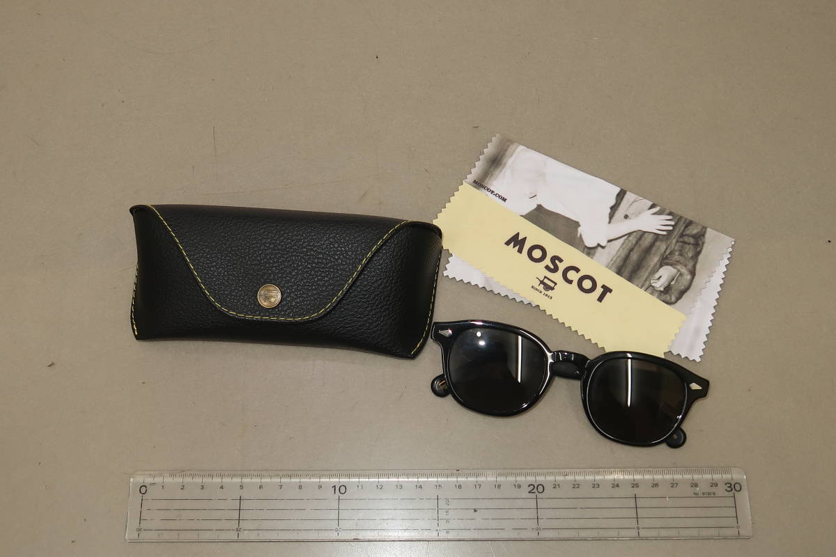 未使用品】 △▽MOSCOT サングラス△▽ 49口24-145 ケース付き