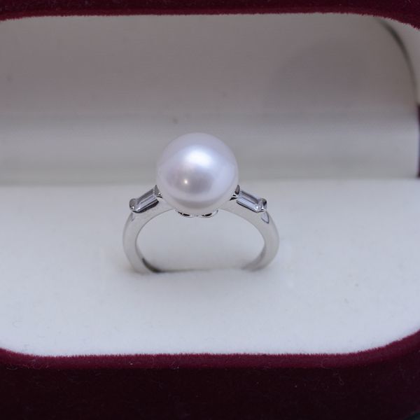 リング 真珠指輪 真珠アクセサリ 天然真珠 淡水真珠 本真珠 誕生日プレゼント 新型 女性 フリーサイズ 上質真珠 パーティー 新品 zz60_画像2