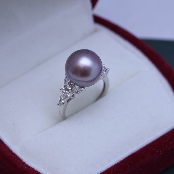 リング 真珠指輪 真珠アクセサリ 天然真珠 淡水真珠 本真珠 誕生日プレゼント 新型 女性 フリーサイズ 上質真珠 パーティー 新品 zz43_画像4