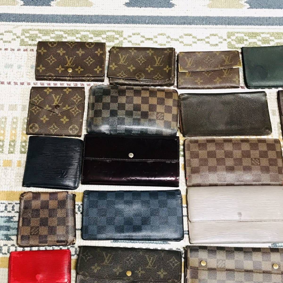 1円 LOUIS VUITTON ルイヴィトン まとめ売り 87点セット 財布 長財布