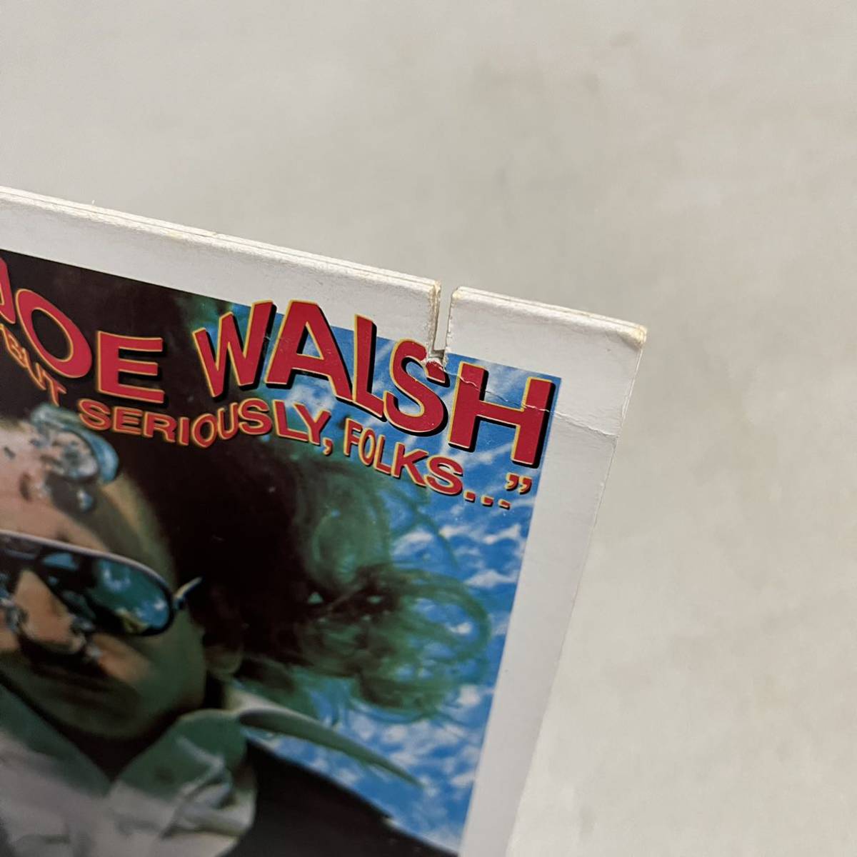 【US盤米盤】JOE WALSH BUT SERIOUSLY FOLKS ジョーウォルシュ OVER AND OVER / LP レコード / 6E-141 / 洋楽ロック /_画像4