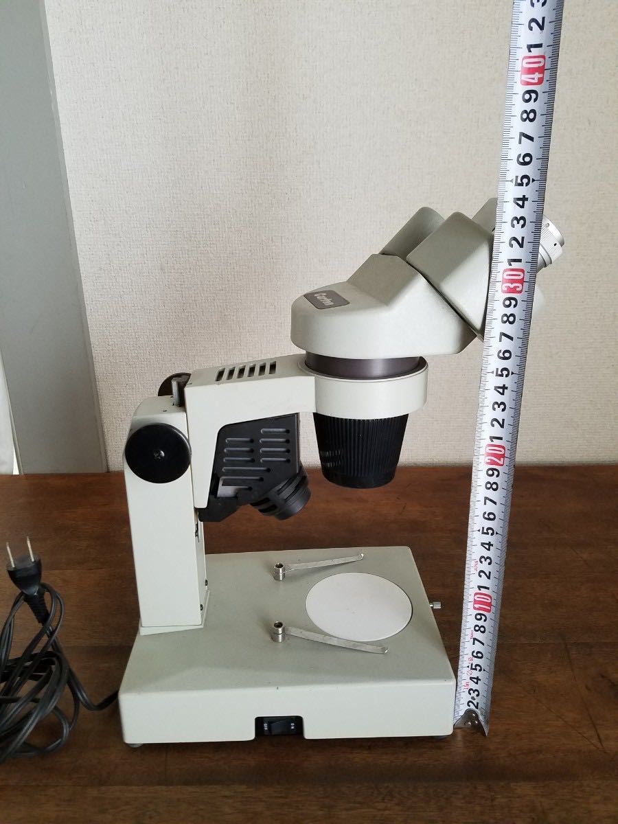 蔵出 当時物 レア CARTON カートン 光学 双眼 実体 顕微鏡 TB-20 100V 20W レトロ 機器 _画像5