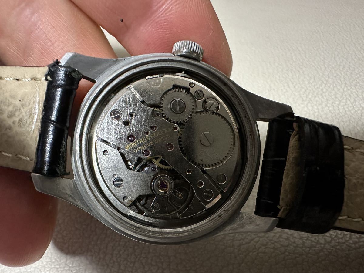 軍用時計　手巻き式　ロレックス　アンティーク　スモセコ　腕時計　メンズ　機械式　アメリカ軍　ベトナム戦争　ミリタリーウォッチ_画像4
