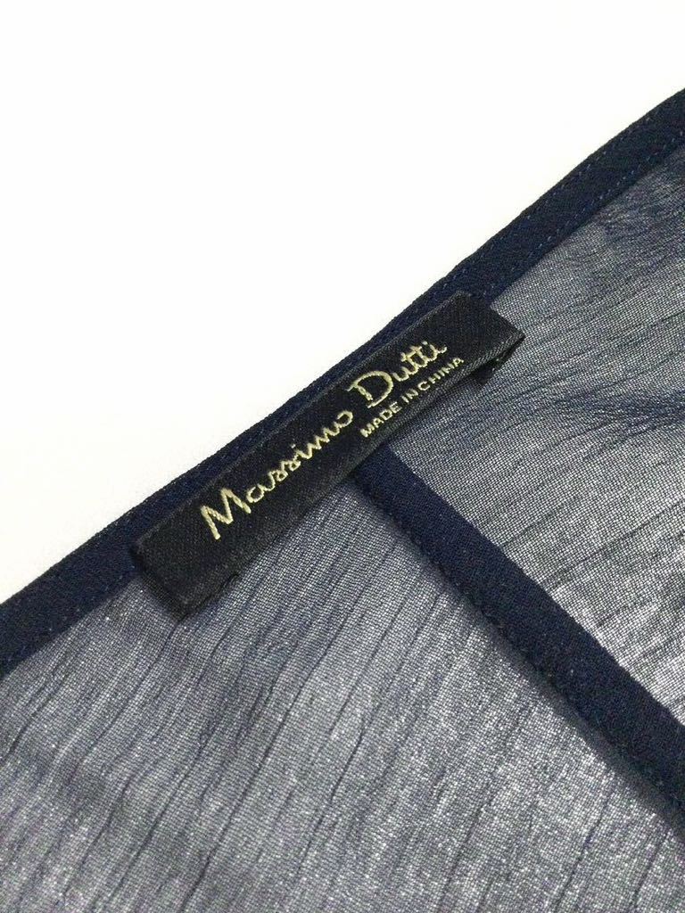 8.5@ 美品「Massimo Dutti」“6617” 切替デザイン チュニック SIZE:L