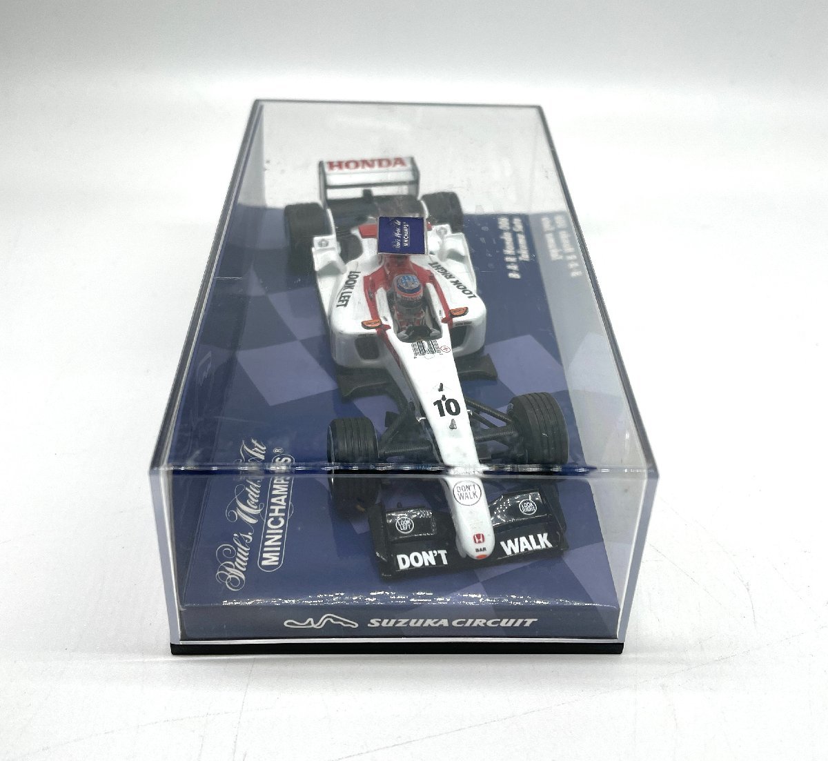 196△MINICHAMPS ミニチャンプス 1/43 B・A・R Honda 006 Takuma Sato ミニカー 10号車 ホンダ_画像2