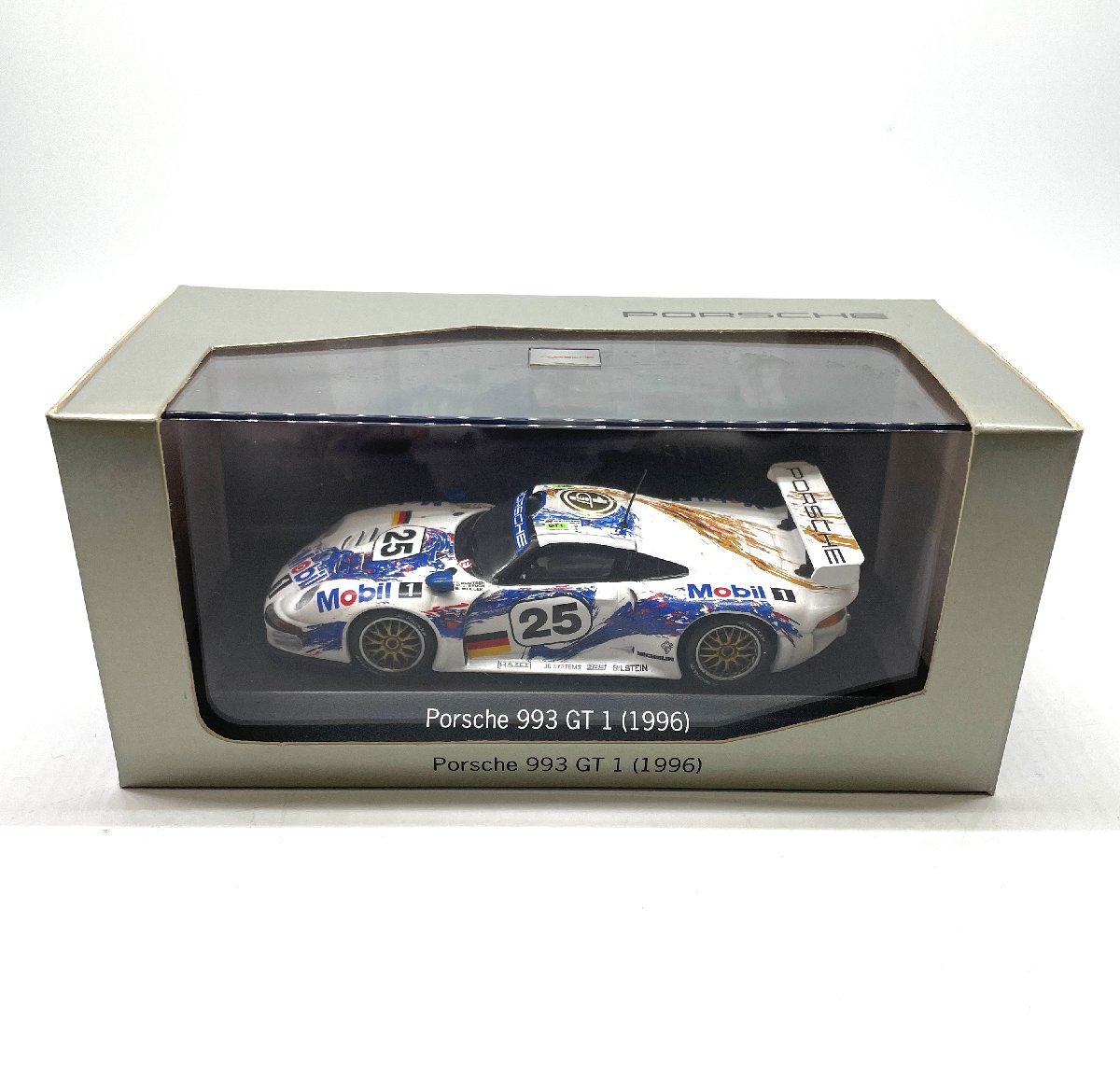 261△MINICHAMPS ミニチャンプス Porsche ポルシェ 993 GT1 25号車 1996年 ミニカーの画像1