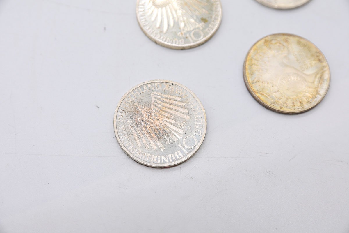 ●外国貨幣 ミュンヘン オリンピック 記念銀貨 10マルク 5点セットの画像10