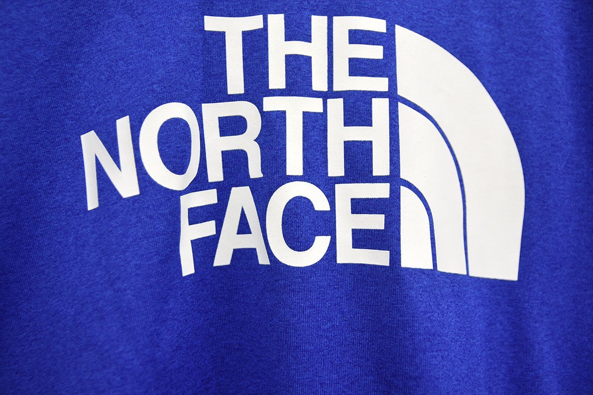 ●未使用 ノースフェイス ロゴ プリント スウェット フード パーカー ( レディース L ) The North Face_画像2
