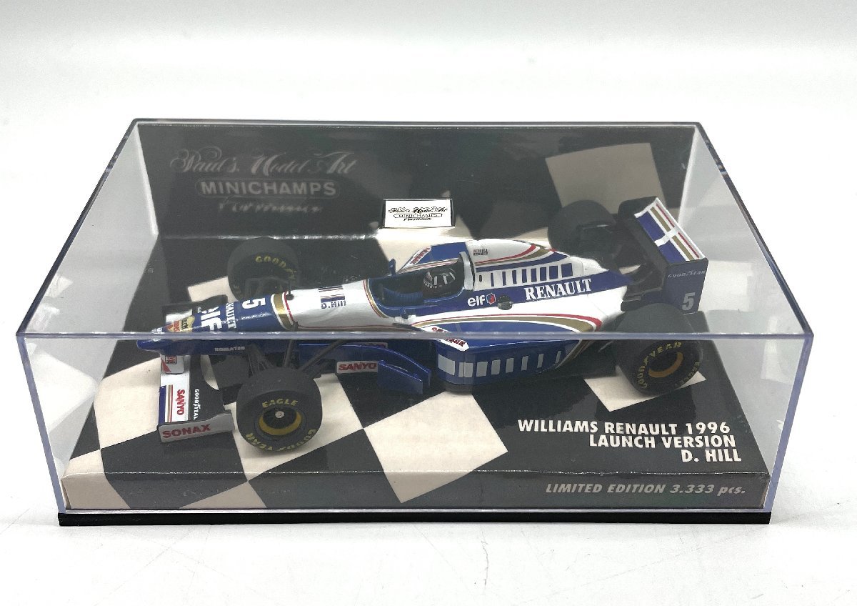 173△MINICHAMPS ミニチャンプス デーモン ヒル 1996 1/43 ウィリアムズ 5号車_画像1