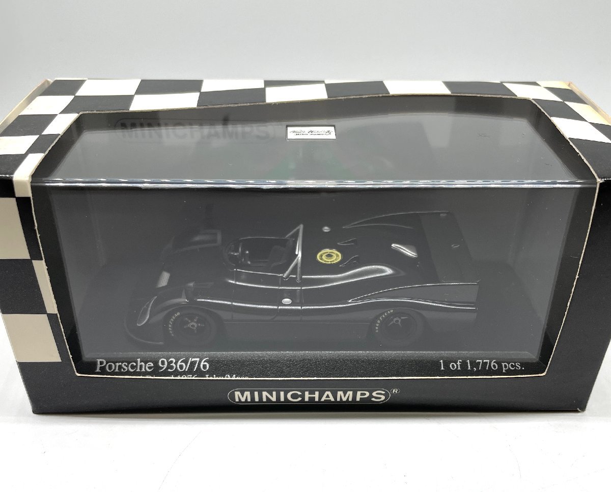 208△MINICHAMPS ミニチャンプス Porsche ポルシェ 936/76 黒 ブラック 1976年 1/43_画像1