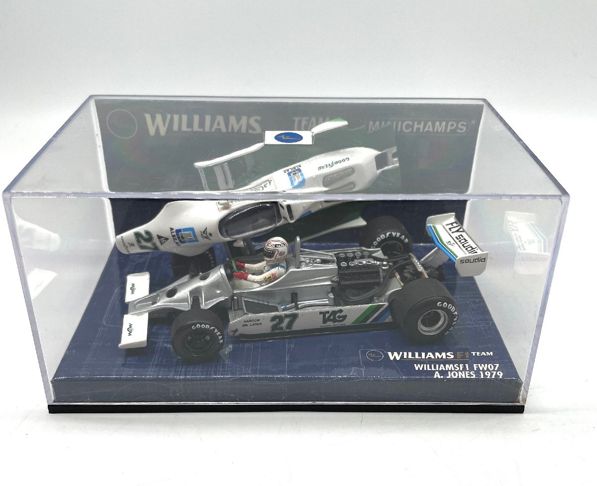 174△MINICHAMPS ミニチャンプス ウィリアムズ FW07 1979 ミニカー 1/43 F1 27号車_画像1