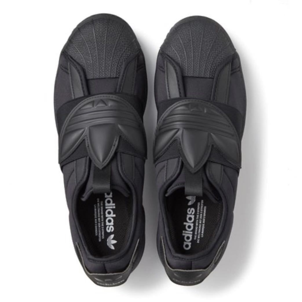 新品未使用 adidas スーパースター スリッポン【27cm】定価11000円 スニーカー アディダス superstar super star 黒 靴 SST SLIP-ON 3749_画像5